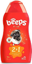 Beeps 2 In 1 Shampoo Dogs Cats 502 Ml