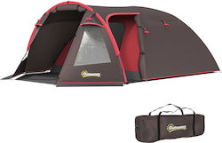 Outsunny Σκηνή Camping Τούνελ Γκρι 4 Ατόμων Outsunny Σκηνή Camping Τούνελ Γκρι 4 Ατόμων