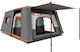 Outsunny Camping Tent Grey 4 Seasons For 4 People 430x305x195cm