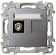 Sapphire F-Type Antenna Socket Single Gray Matt Gpa-1zf M 70