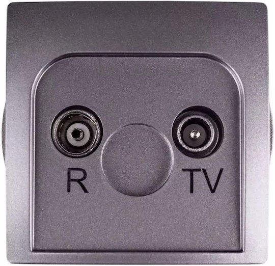 Kontakt-simon Aerial Socket Simon Basic R-tv End Inox Bmzar1 1.01 21