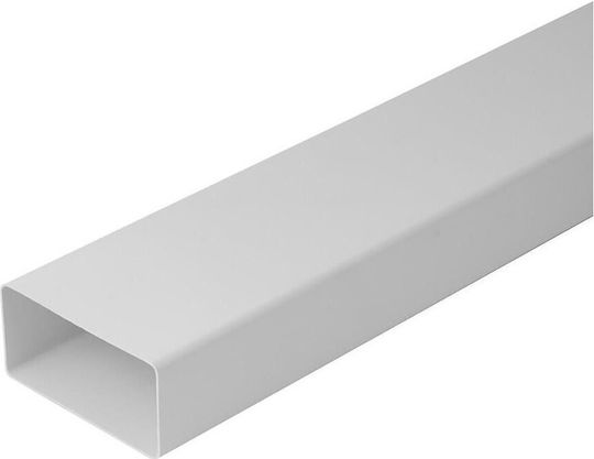 Europlast K25-1 Flat Plastic Ventilation Duct 220x55mm 1.00m