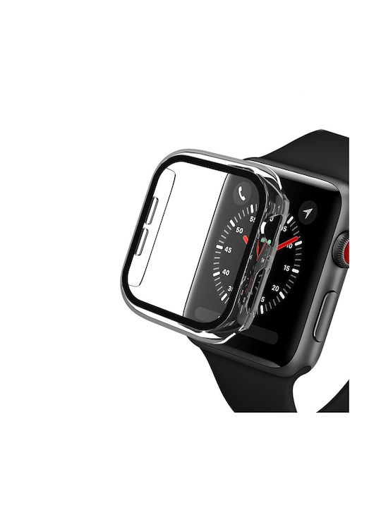 Schutz Plastikhülle in Transparent Farbe für Apple Watch 44mm