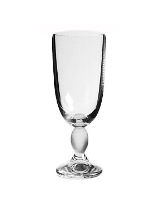 ForHome Set of Glasses Champagne made of Crystal Stemmed 180ml 6pcs