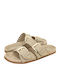 Fabric Sandals Brown