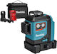 Makita Linear Laser-Wasserwaage Roter Strahl 12...