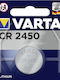 Varta Μπαταρίες Λιθίου Ρολογιών CR2450 10τμχ