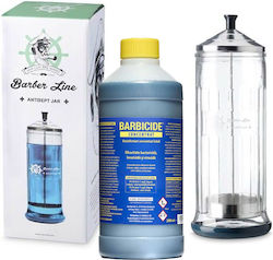 Set Desinfektionsflasche 1,1 Liter + Barbicide 2 Liter