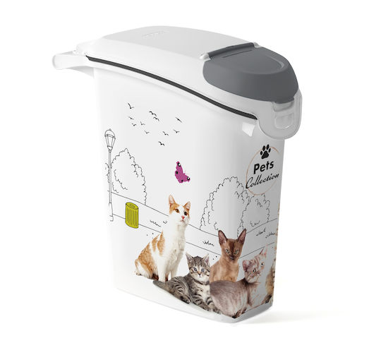 Curver Plastic Food Storage Container for Cat 23lt 50cm in Beige Color