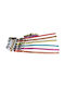 Doppelriemen-Halsband Rot 15mmx40cm