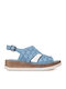 Anatomische Damenplattformen Blau