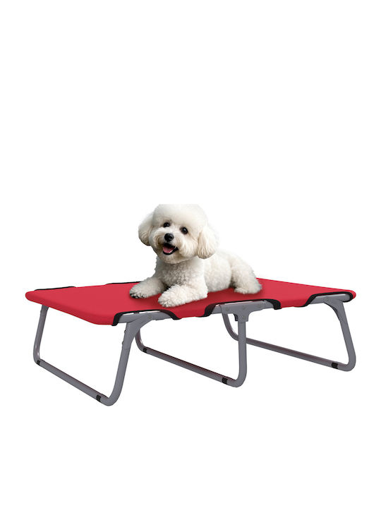 Pawhut Bezug für Hundebett Rot 71x58cm