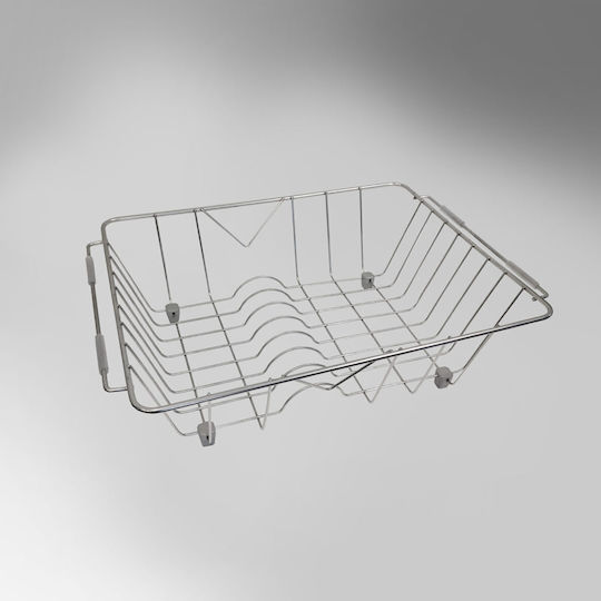 Apell Over Sink Dish Draining Rack from Stainless Steel in Silver Color 43.5x32cm