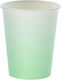 Excellent Houseware Disposable Cup Paper Green 250ml