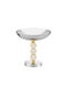 Capolavoro Decorative Bowl Pedestal Transparent 16x15cm