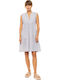 Women's Beachwear Pink Label Denim Stripe Viscose Sleeveless