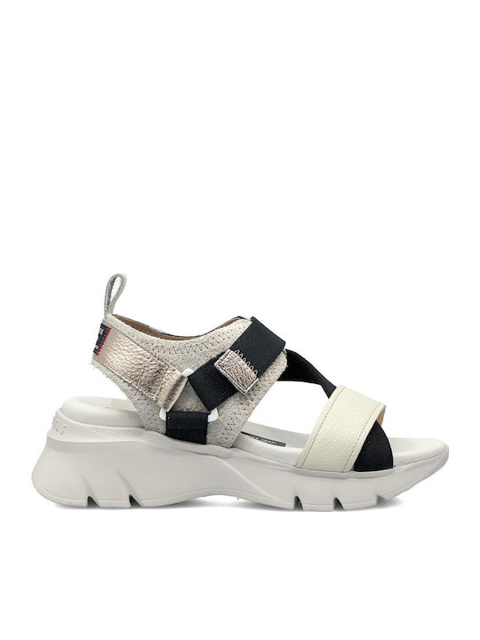 Hispanitas Sandale Casual Damă Din Piele Bej Hispanitas Sandale Casual Damă Din Piele Bej