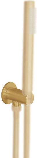 Water Supply Phone Holder Aisi316 Inox PVD Brushed Gold