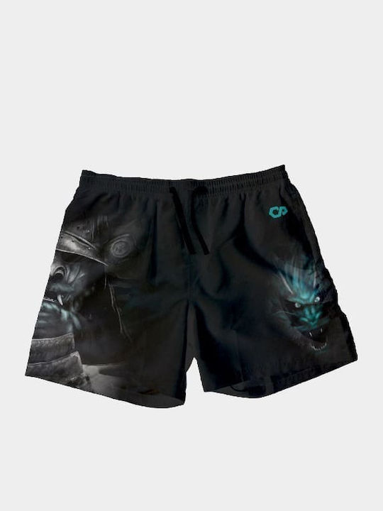 Men's Swimwear Shorts Dragon Samurai