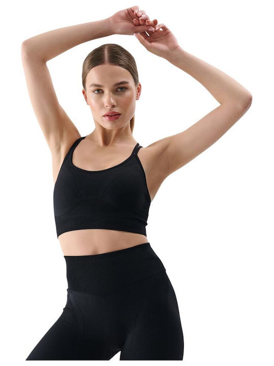 Women's Sports Bra without Padding Black