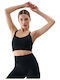 Women's Sports Bra without Padding Black