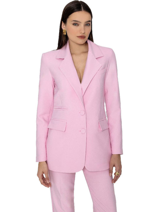 Mind Matter Damen Blazer Pink