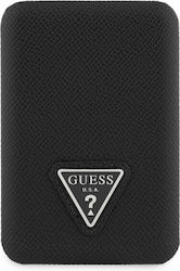 Guess Grained Triangle Logo 5000mAh 15W Μαύρο