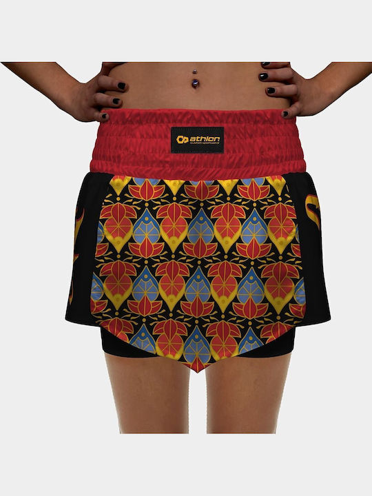 Pantaloni scurți kickboxing Muay Thai pentru femei Athlon Girl