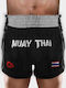 Muay-Thai-Shorts Schwarz
