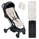 Interbaby Breathable Stroller Seat Liner 34x84cm Beige