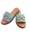 Γυναικεία Σανδάλια Flatforms Πράσινα