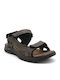 Leder Herrensandalen in Braun Farbe