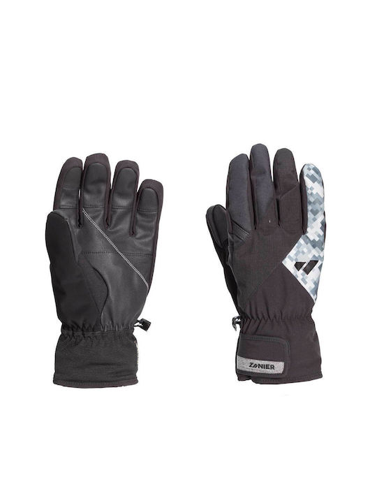 Zanier Unisex Γάντια Σκι & Snowboard Μαύρα