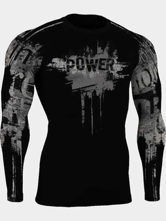 Athlon Long Sleeve Shirt 135-1758 for Jiu-Jitsu Silver