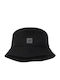 Buff Fabric Women's Bucket Hat Black