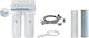 Proteas Filter Uf Pro 01 Water Filtration System Double Under Sink Micron ½" with Replacement Filter Activated Carbon CTO/ECO-CBVOC1, Polypropylene EW-013-0516