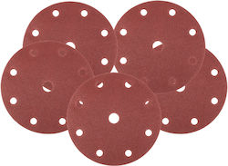 Discuri de șlefuit 150 mm P120 Pachet 5 9 găuri 04-721