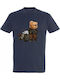 Παιδικό T-shirt Μπλε Μαρέν