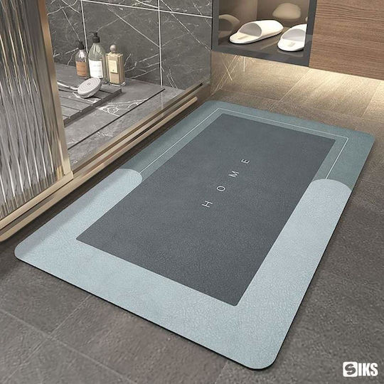 Αντιολισθητικό Πατάκι Μπάνιου Gray 60x40εκ.