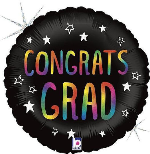 Μπαλόνι Foil Rainbow Congrats Grad 45 Εκ