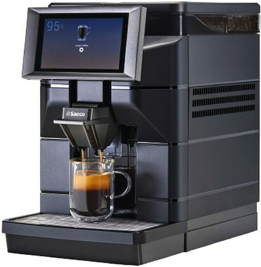 Saeco Magic B1 Αυτόματη Μηχανή Espresso 1300W Πίεσης 15bar για Cappuccino με Μύλο Άλεσης Γκρι