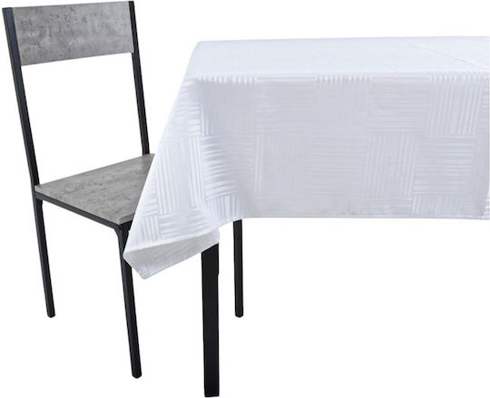 Ankor Tischtuch Fleckabweisend Weiß 140x220cm