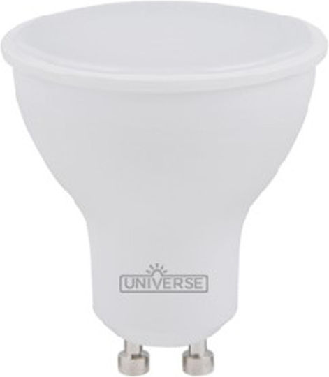 Universe Λάμπα LED 7W για Ντουί GU10 και Σχήμα MR16 Ψυχρό Λευκό 500lm