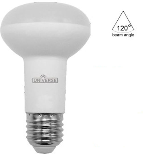 Universe Λάμπα LED 8W για Ντουί E27 και Σχήμα R63 Φυσικό Λευκό 720lm