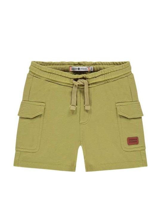 Kinder-Shorts/Bermudas Stoff Kiwi
