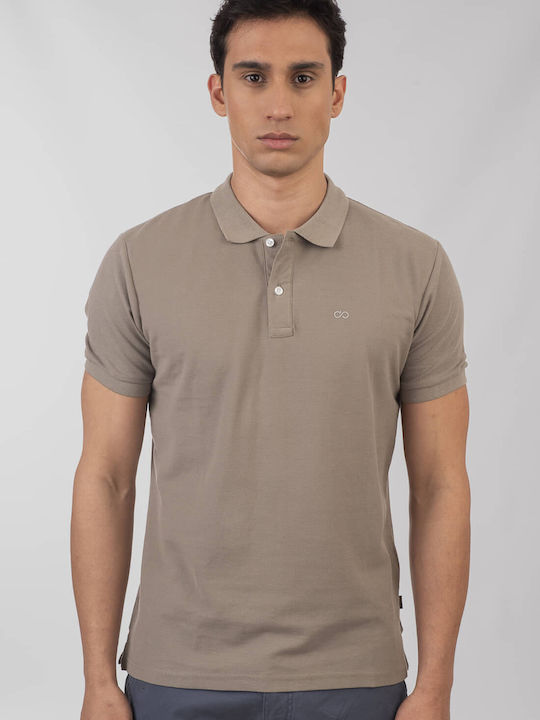 Double Polo T-shirt Metal Grey