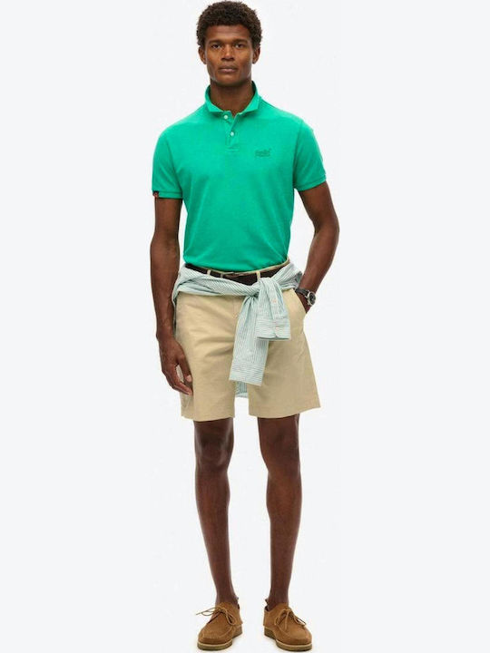 Superdry D2 Ovin Vint Polo T-Shirt Green