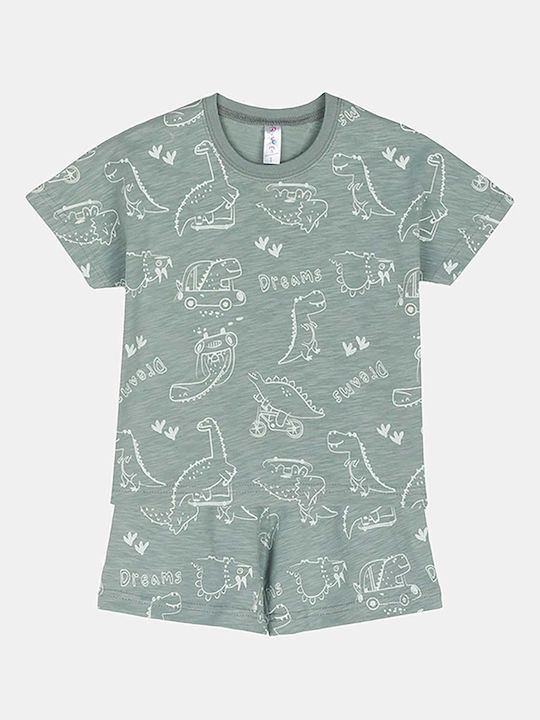 Dreams by Joyce Kids' Pajamas Summer Khaki