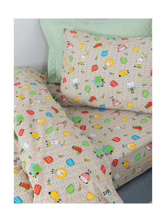Palamaiki Baby Bettlaken mit Angepasst My Kingdom 130x170cm