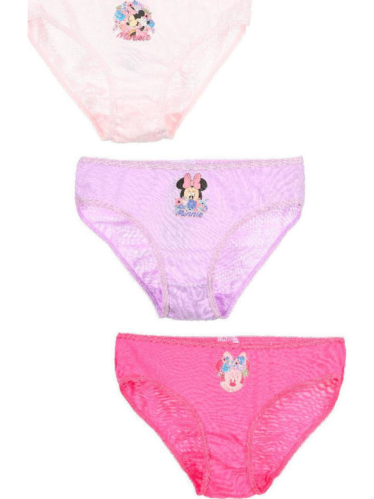 Superheroes Kids' Set with Briefs Lilac, Fuchsia, Pink 3pcs